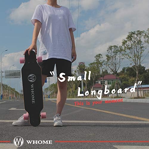 WHOME Longboard Skateboard - 31" Small Long Boards for Adults/Kids Teenagers/Girls Beginners/Boys Pro Cruiser Dancing Longboards with T-Tool