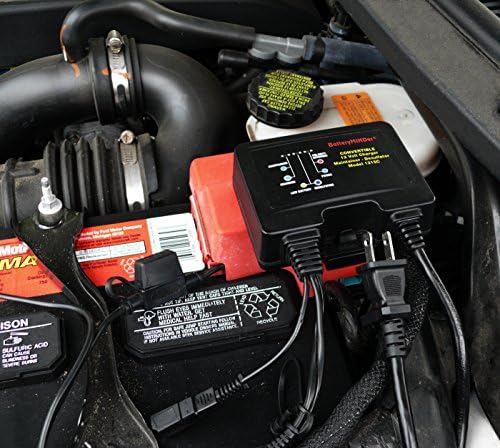 1215C 12V 1.5A Smart Trickle Charger and Maintainer | Convertible On-Board & Benchtop Battery Charger with Desulfator for Car, Motorcycle, Marine