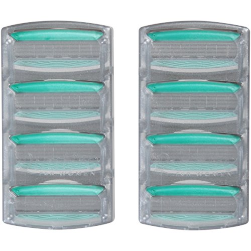 Quattro For Women Schick Sensitive Razor Blade Refills, 8 Count