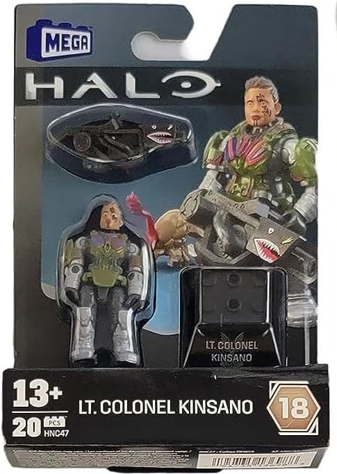 Mega Construx Halo Heroes Series 18 – Complete 5‑Figure Buildable Action Figure Bundle | Sangheili Honor Guard, Atriox