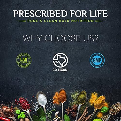 Prescribed For Life Organic Moringa Powder | Organic Moringa Leaf Powder | Superfood Supplement Rich in Vitamin C and Antioxidants | Moringa