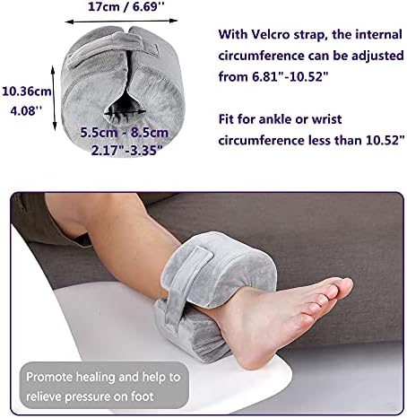 Foot Elevation Pillow Elevating Leg Rest Ankle Protector Foot Leg Support Pillow Broken Ankle Donut Foam Foot Elevator Cushion Heel Pillows