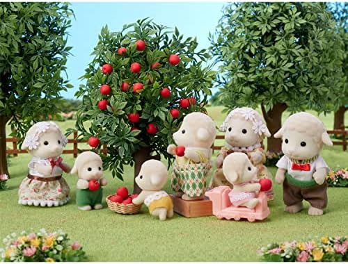 Calico Critters Pickleweeds Hedgehog Family - Set of 4 Collectible Doll Figures for Children Ages 3+