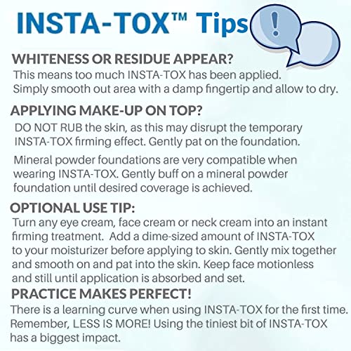 Serious Skincare INSTA-TOX Instant Wrinkle Filler for Face Serum, to Smooth + Blur Fine Lines, Deep Wrinkles, Lip Lines, Crow’s Feet & Pores, Temporary Face Tightener, for Smoother Skin .75 oz