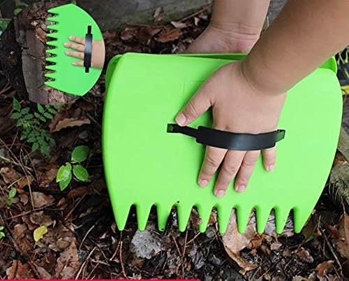 Leaf Grabber Set Paw Handheld Hazelnut Leaf Scoop Fast Lawn Remove Fallen Collection Great Tool Lawn Claw Leaf Blade Used to Pick Up Leaves