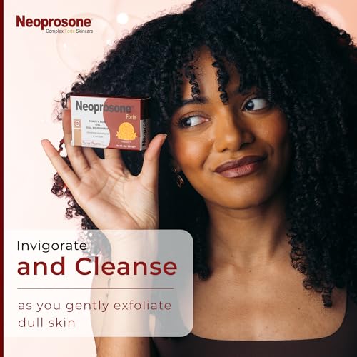 Neoprosone, Skin Brightening Soap | 2.02 oz / 80 g | Hyperpigmentation Soap, Fade Dark Spots on: Body, Knees, Face, Armpits | with Glycerin (2.82 Ounce (Pack of 1))