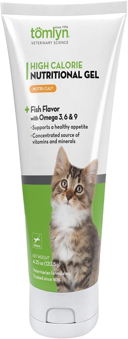 Tomlyn High Calorie Nutritional Gel for Cats, (Nutri-Cal) 4.25 oz