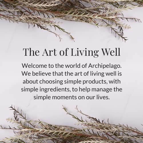 Archipelago Botanicals Bergamot Tobacco Soy Candle, 8.6 oz | Hand-Poured Premium Wax, Burns Approx. 60 Hours, Soy Candle in Glass Jar, 4.5 Inch