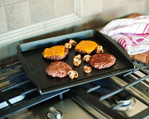 Nordic Ware 2 Burner Backsplash Griddle, Nonstick