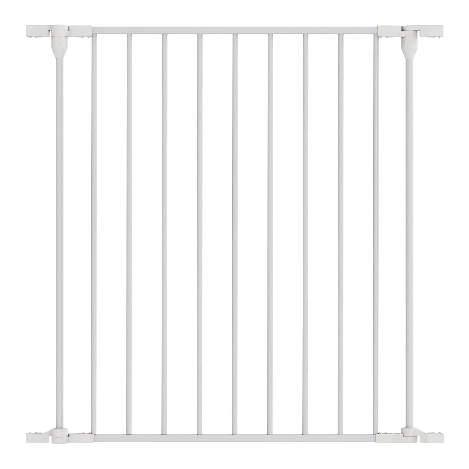 Bonnlo 134 Inches Wide Configurable Baby Gate, Fireplace Safety Fence/Guard, Adjustable 5-Panel Metal Play Yard for Toddler/Pet/Dog, Christmas Tree Fence, Includes 4 Pack of Wall Mounts, Black
