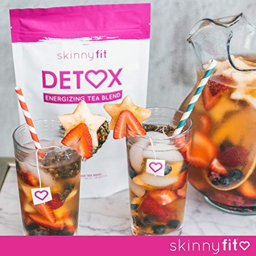 SkinnyFit Detox Tea: All-Natural, Laxative-Free, Supports A Healthy Weight, Helps Reduce Bloating, Natural Energy, Supports Immune System, Vegan