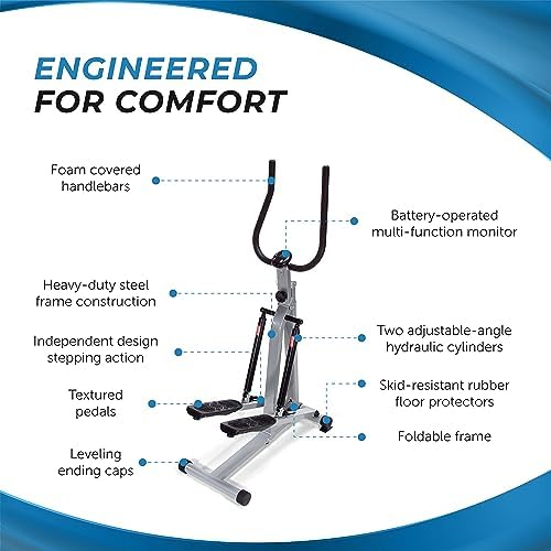 Stamina Products Folding Stepper with Monitor
