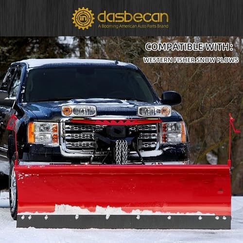 Dasbecan 21294 2 Pin Battery Cable Compatible with Western Fisher Snow Plow | Truck & Plow Side Battery Cable Wiring Harness Replaces# 61169 63411