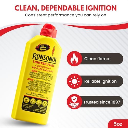Ronson 12 Ounce Ronson Lighter Fuel - Pack of 2