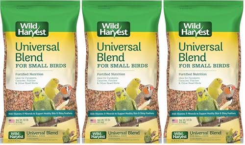 Wild Harvest Universal Blend For Small Birds 3 Pounds, Foritified Nutrition