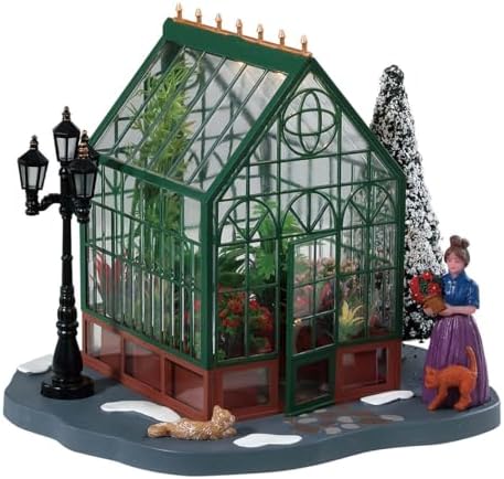 Lemax Christmas Village Victorian Greenhouse Battery Operated (4.5V) - 84347