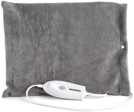 DMI Heating Pad for Pain Relief with 4 Heat Options & Moist Heat for Back Pain Relief,FSA and HSA Eligible,Neck and Shoulders,Muscle Aches,Arthritis,Period Cramps,9ft Cord,14.5 x 12 ',Medium