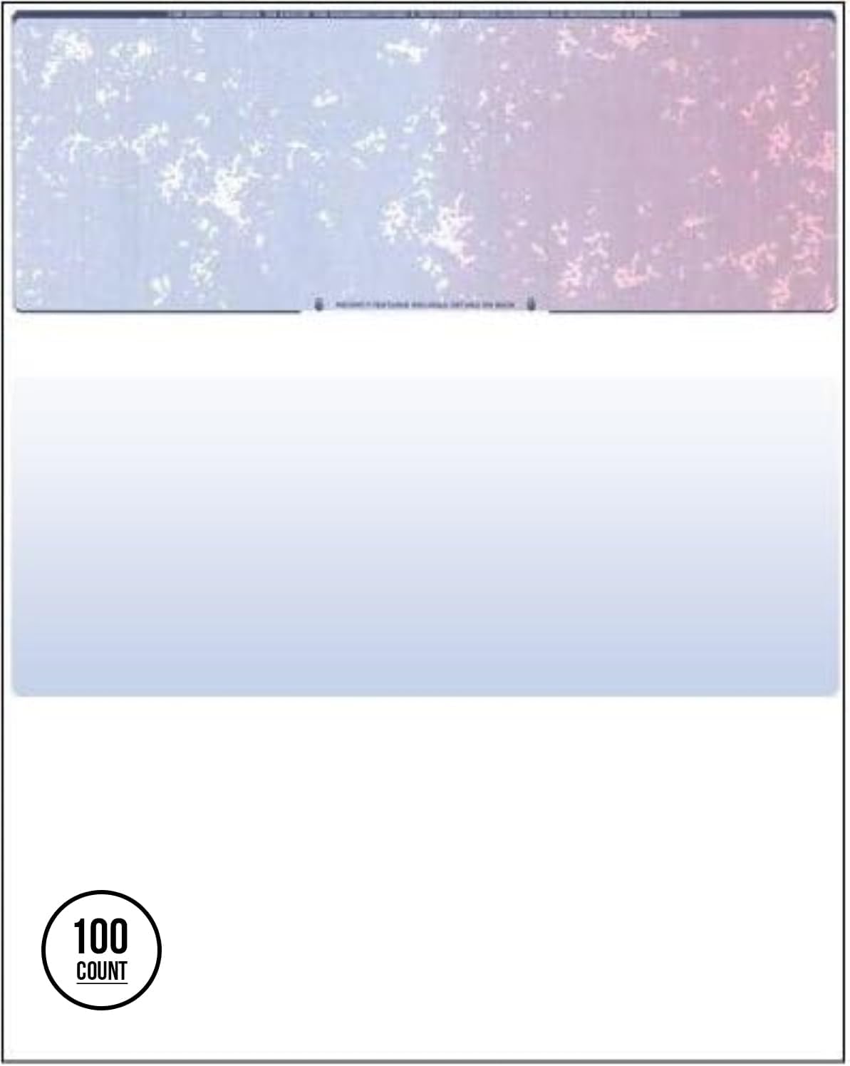 Compuchecks Blank Check Paper 500 Pack, Check on Top, QuickBooks Compatible | Blue Diamond High Security Computer Business Checks, Voucher on Bottom, 8.5x11, Works with Laser & Inkjet Printers, USA Made