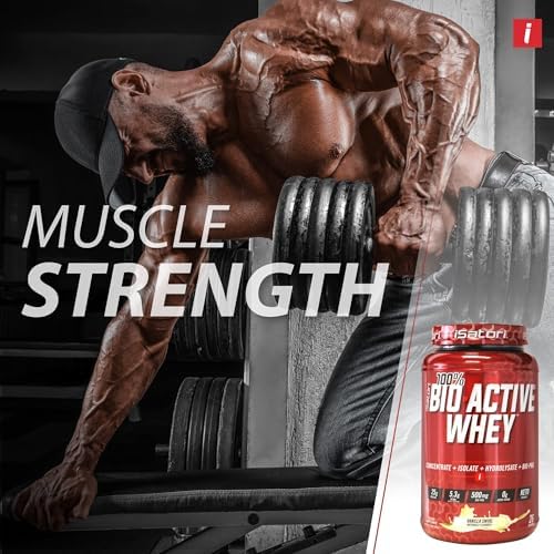 iSatori 100% Bio-Active Whey Protein Chocolate Flavor - 26 Servings | Whey Isolate, Hydrolysate, Concentrate, BCAAs, Colostrum Peptides, 25g Protein Per Serving, Muscle Growth and Recovery