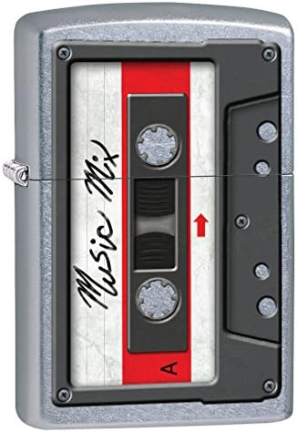 Zippo Lighter: Cassette Tape - Street Chrome 79479