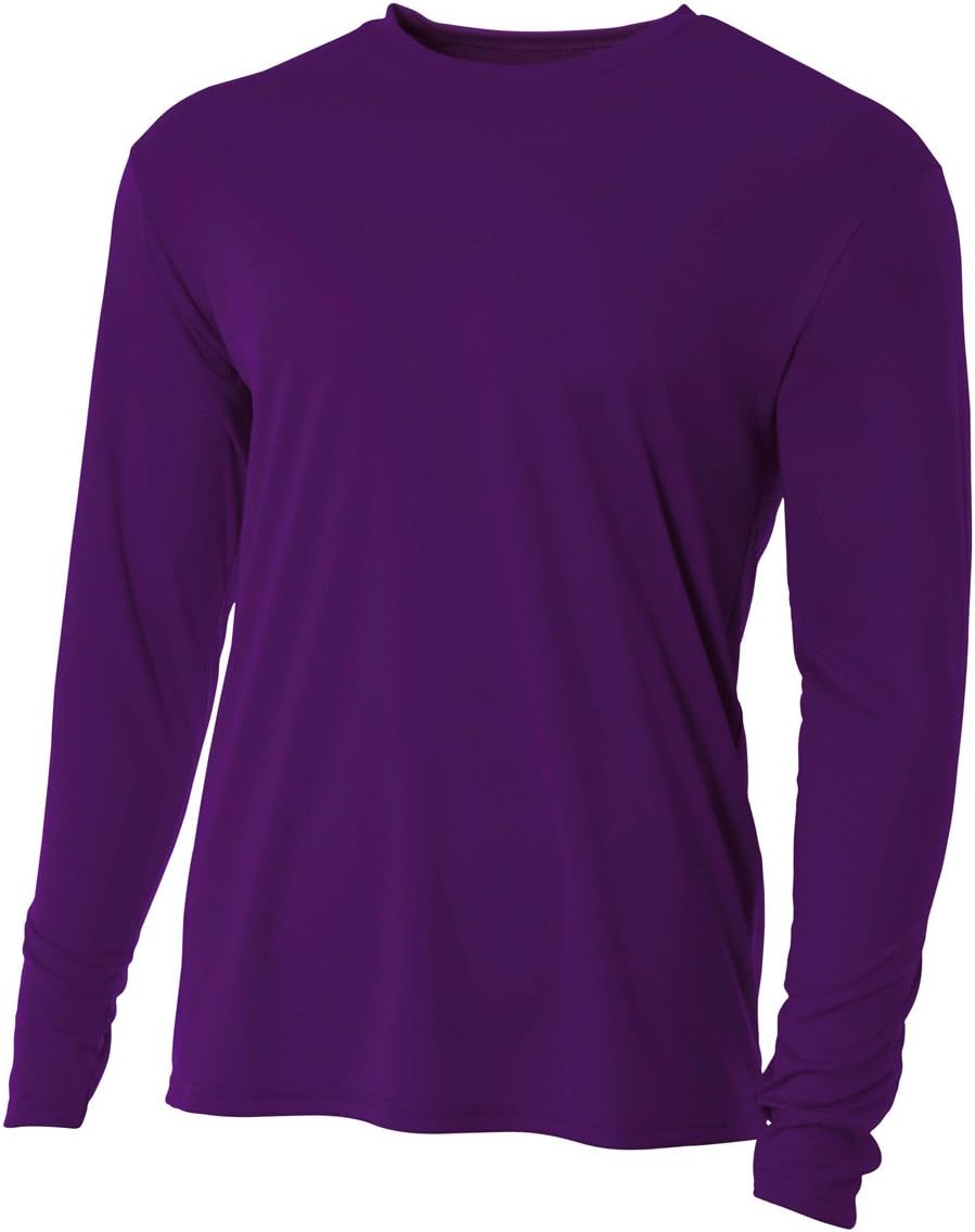 A4 Men's Cooling Performance Crew Long Sleeve Tee