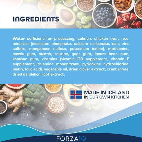 Forza10 Urinary Wet Cat Food for Adult Cats - 3.5 oz, 32 Pack - Salmon | Actiwet Urinary Tract Support for Adult Cats - Vet-Formulated