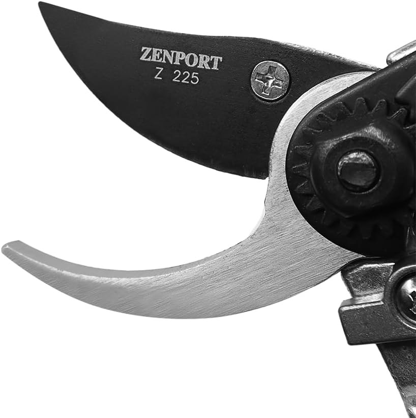 Zenport Z225 Bypass Pruner with Rotating Handle, 1-Inch Cut, 8.5-Inch , Red
