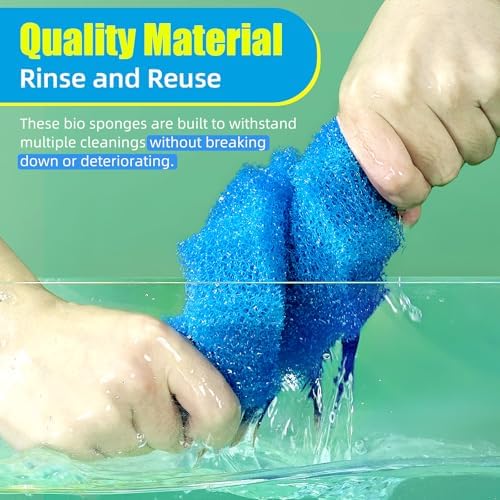 AQUANEAT Replacement Sponge Filter Media Pad Compatible with VIVOHOME/VIVOGROW 2380 GPH/2630 GPH or SUNSUN CPF-250/180 Pressure Pond Filter Foam Koi