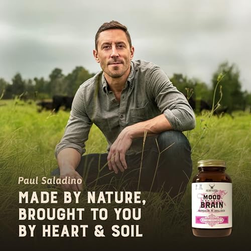 HEART & SOIL Beef Brain Supplement, 180 Capsules