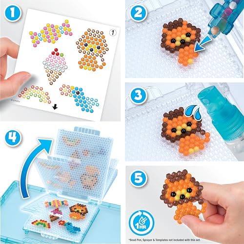 Aquabeads - Solid Bead Pack - Water Fuse Bead Refill Pack