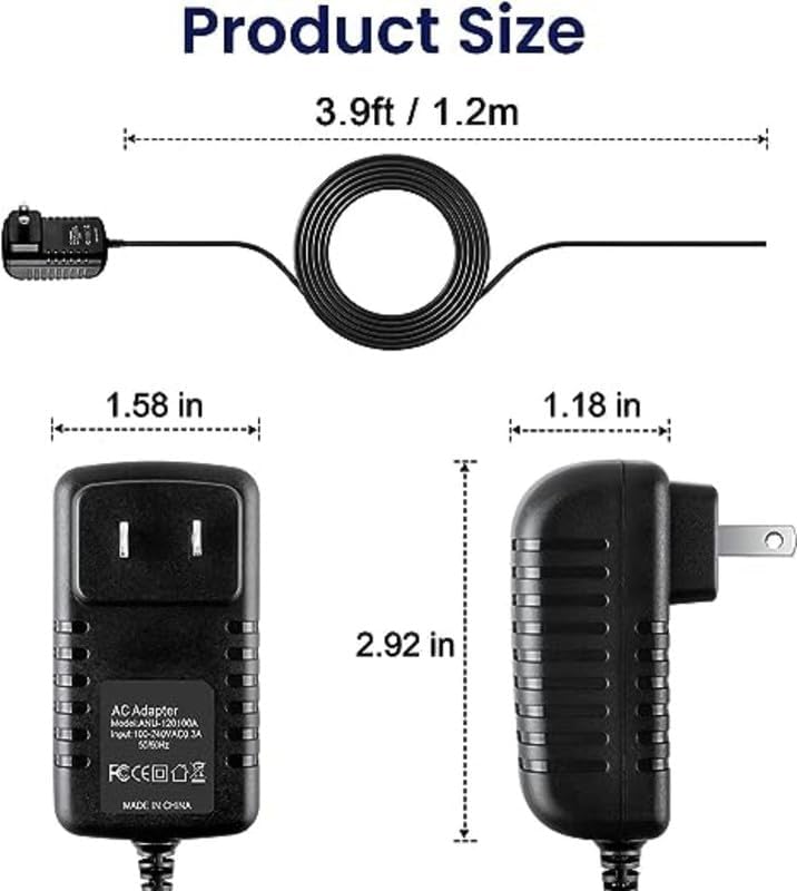 GizMac 12V 2A Adapter Compatible with Pioneer TSP-16 Toraiz SP-16 Professional Studio Grade Sampler Power Supply Cord Cable Charger Mains PSU