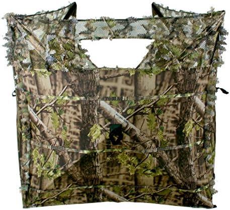 AUSCAMOTEK Pop Up Ground Blind for Deer Duck Turkey Hunting Portable Quick Setup Lightweight Green/Brown/Dry Grass Ground Peg Included