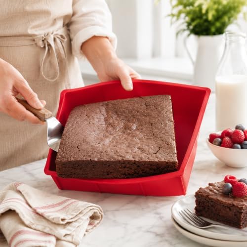 Mrs. Anderson's Baking Silicone Loaf Bread Pan, Non-Stick European-Grade Silicone