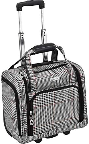 London Fog Sheffield 15" Softside, Under The Seat, Carry-On, 2-Wheeled Rolling Bag,