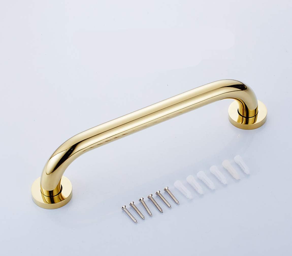 ELLO&ALLO Brushed Nickel Bathroom Shower Grab Bar, Home Care Bath Handrail (12 Inch)