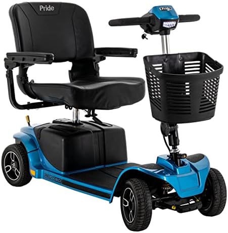 Pride Revo 2.0 4-Wheel Mobility Scooter with Ext Warranty (Blue)