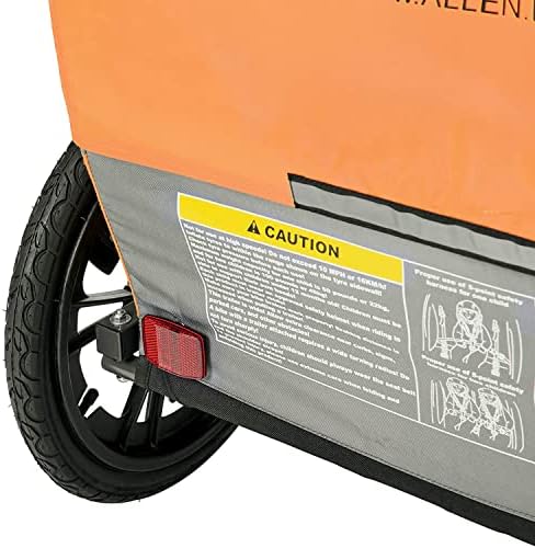 Allen Sports Hi-Viz 2-Child Bicycle Trailer, Model ET2