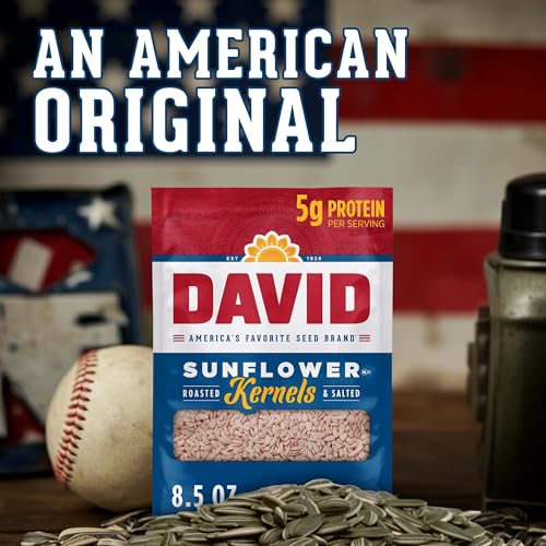 DAVID Sunflower Kernels, Original Flavor, 3.75 oz.