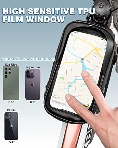 ROCKBROS Bike/Bicycle Phone Front Frame Bag, Waterproof