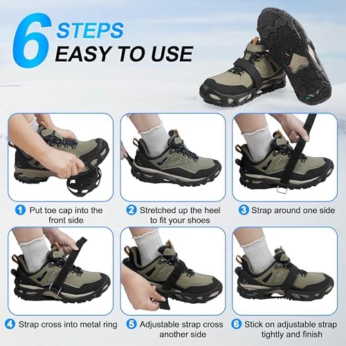 Spikeless Ice Cleats Roofing Shoe Covers Anti-Slip Rubber Traction Overshoes for Metal Roof Wet Floors Wood Deck Snow Work Boots Unisex for Roofers Construction Warehouse Workers