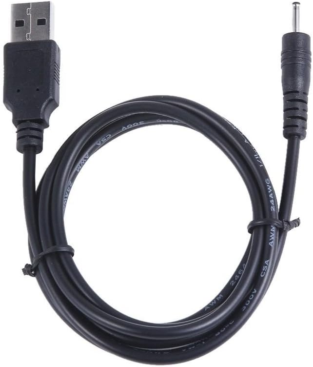 USB DC Power Charging Charger Cable Cord For RCA 10 Viking Pro RCT6303W87 / RCT6303W87DK Tablet