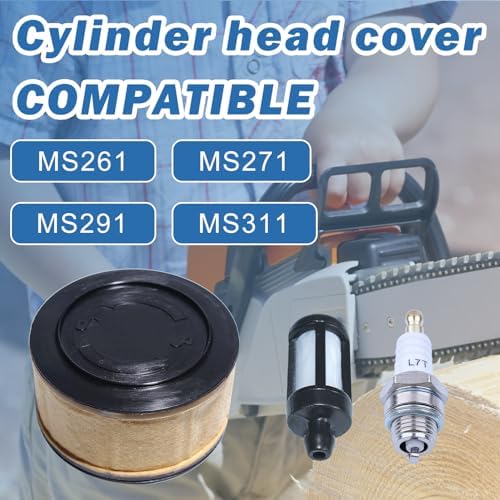 Air Filter Fuel Line Bar Nut Kit for Stihl MS261 MS271 MS291 MS311 Chainsaw