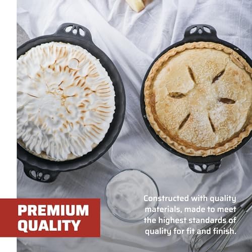 Camp Chef True Seasoned Cast Iron Pie Pan 10"