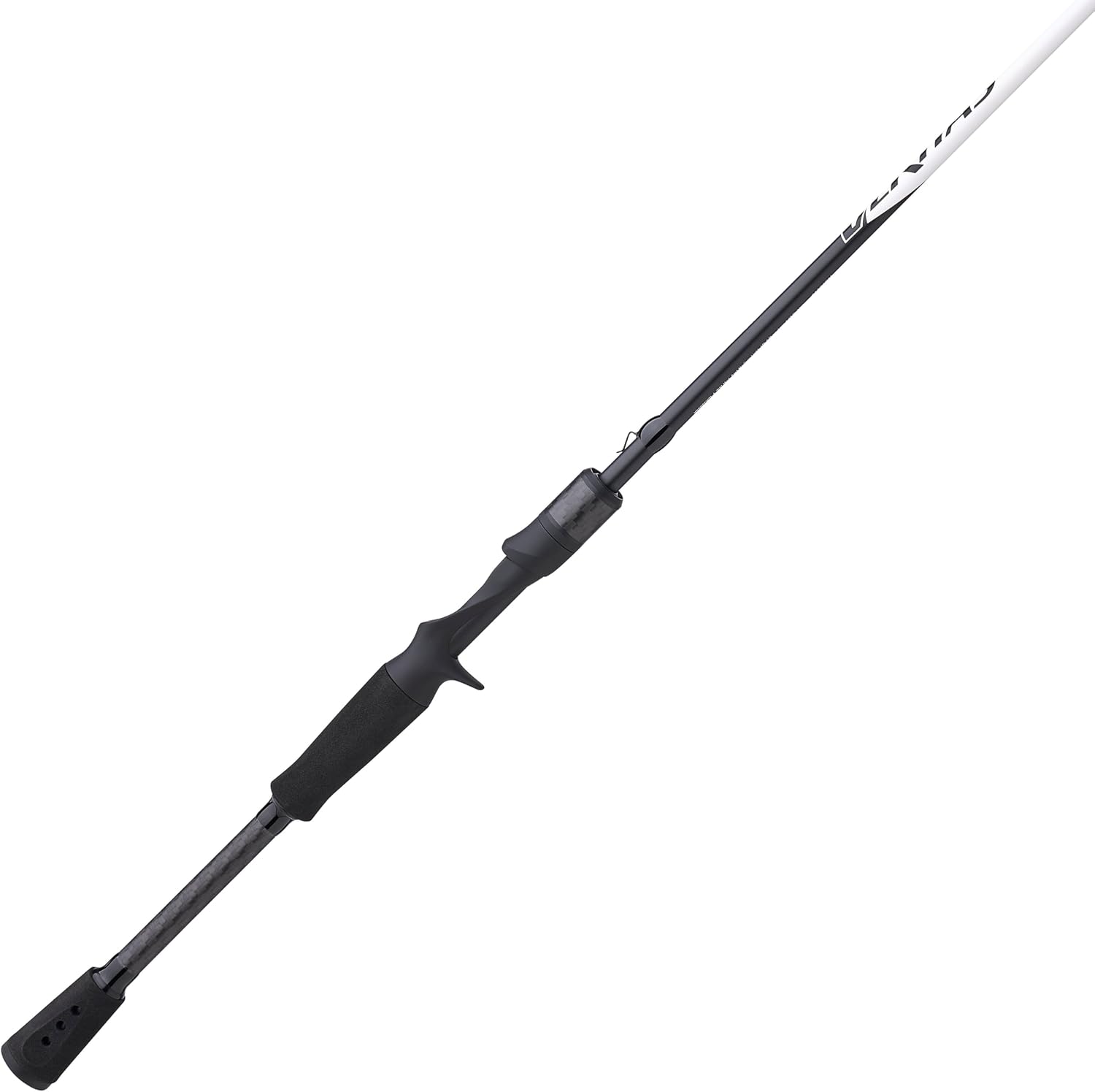 Abu Garcia Veritas Casting BFS Fishing Rod, Balanced and Lightweight Rod, Powerlux 100 Construction, Custom Ergonomic Reel Seat