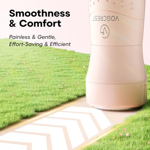 VG VOGCREST Women's Eyebrow Trimmer & Facial Hair Remover, 2 in 1, Double Rotating Blades, Safe, Painless, Hypoallergenic, Rechargeable, USB Charging