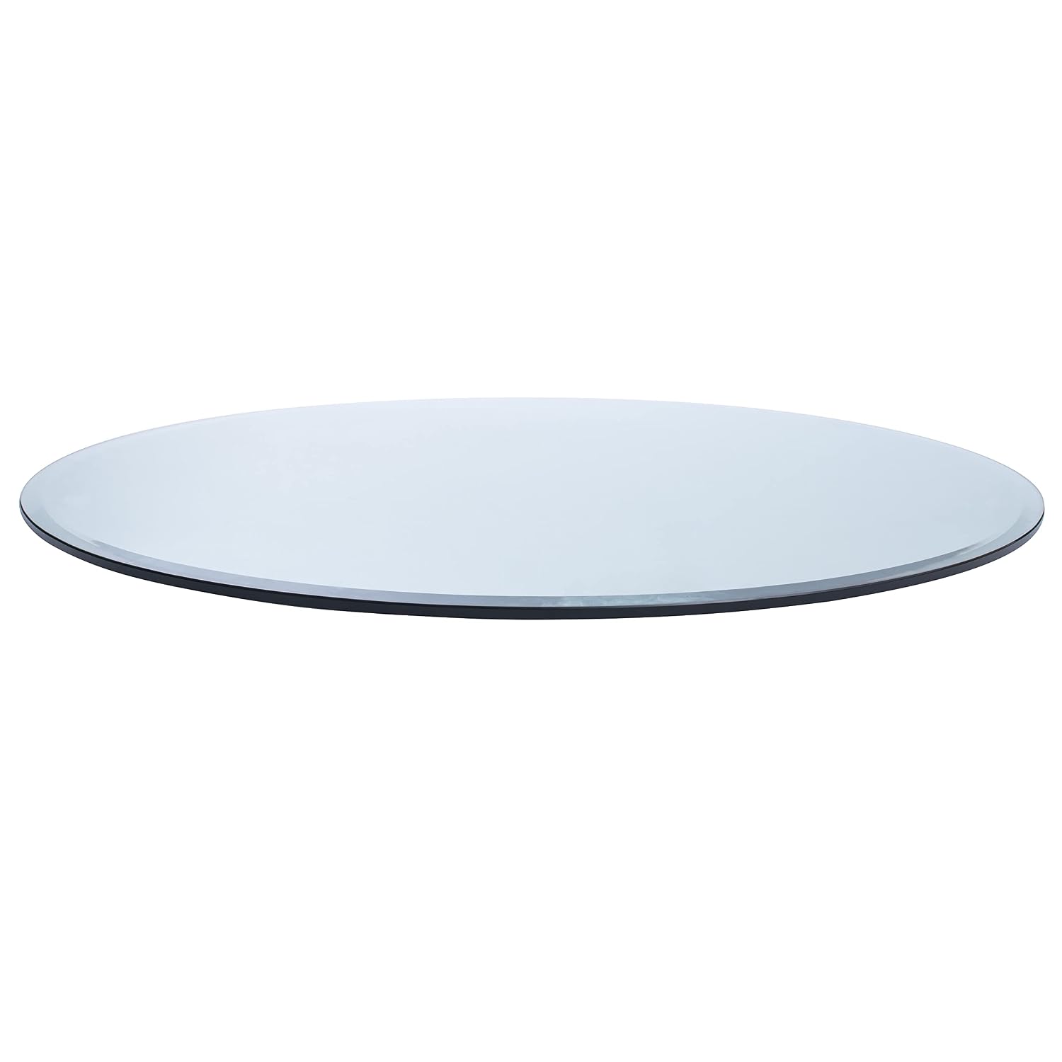 25" Round 1/4" Thick Glass Table Top with Flat Polished Edge and Tempered