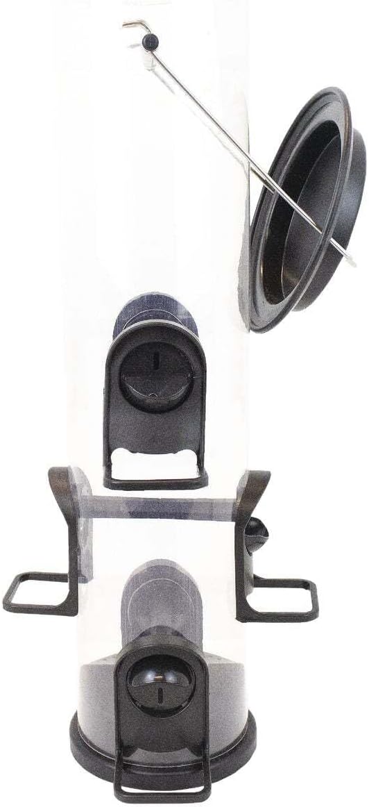 Perky-Pet Wild Bird 4 lb. Plastic Tube Bird Feeder 6 Ports