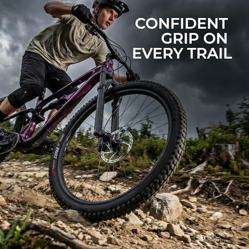 Pair 26 x 2.125 Mountain Bicycle Tires - Foldable 57-559, 30 TPI 26 inch | Folding 26 inch Bicycle Tyres, Accessories for MTB, Mountain