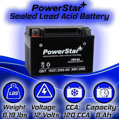 YTX9-BS Replacement Battery for PTX9BS For Predator Generator (8750 watt)