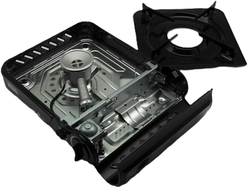 Maxsun Portable Gas Stove MS3800 (Black), 9,560BTU High Power, Camp Stove, Outdoor/Indoor, with Carrying Case